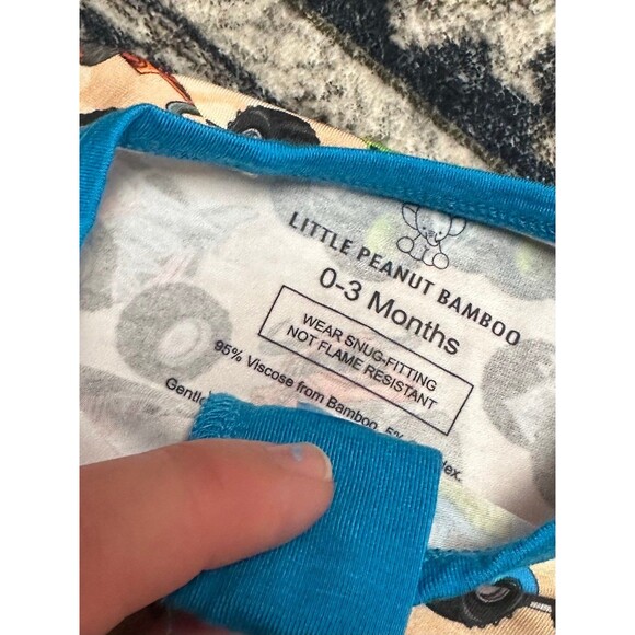 Little Peanut Bamboo | Monster Truck Bamboo Zippie | 0-3m - Picture 3 of 4